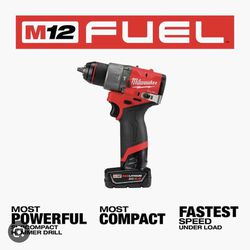 Milwaukee Fuel 12 Volt Drill Tool Trade 
