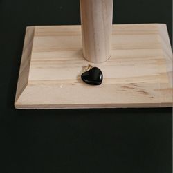 14k Gold Black Onyx Pendant 