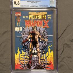 MARVEL COMICS PRESENTS #72 - CGC 9.6 - WEAPON-X WOLVERINE