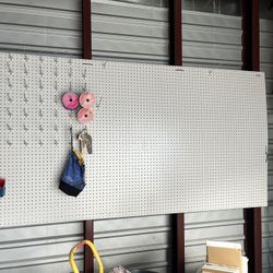 94” Wide X 48” Height White Pega Board  