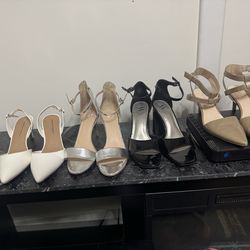 WOMEN’S NICE ASSORTMENT OF SANDALS, PUMPS, & SLING BACKS-ALL SIZE -11M