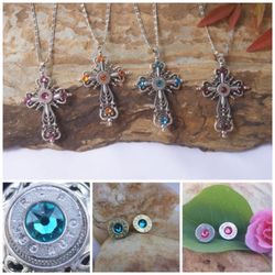 Authentic Bullet Jewelry Necklace /earrings 