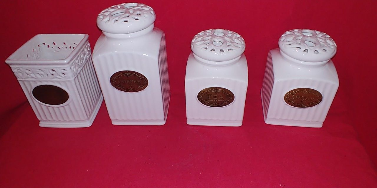THL Shabby Chic 7 piece Canister Set