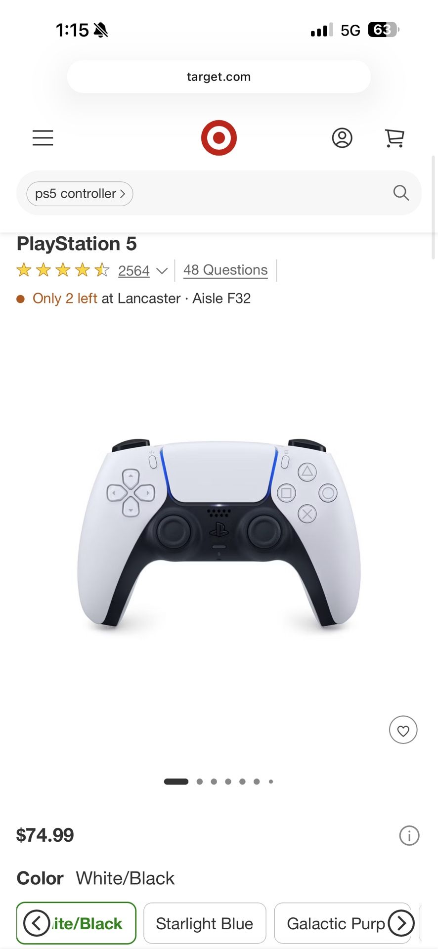 Ps 5 Control