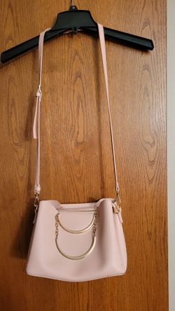 Forever 21 Light Pink Crossbody Bag with Gold Accents