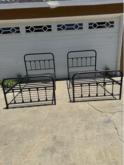 Twin Bed frames set/pair