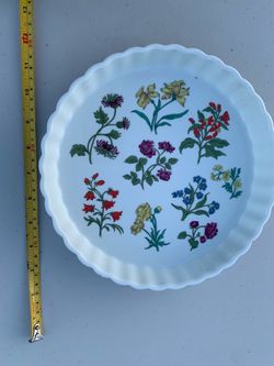 PORCELAINE DE PARIS White Ceramic Floral Dish pick up in Coral Springs 33071