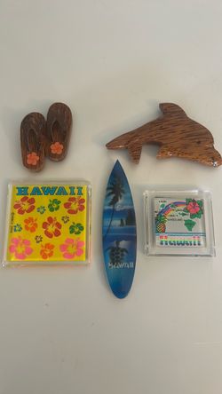 Hawaii Souvenir Magnet Set of 5