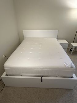 IKEA HESSTUN Queen Spring Mattress Only– Medium-Firm – Very Clean