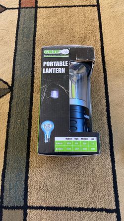 Grip Portable Lantern 1250 Lumens 4 D Batteries Including New 2 for $50
