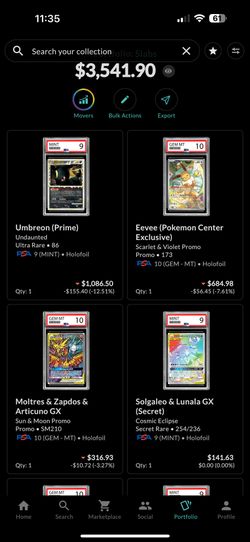 Pokemon Graded PSA Slabs (CGC Too)