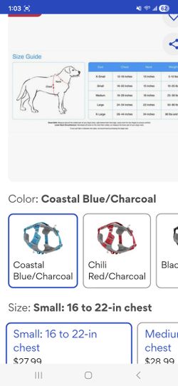 S kurgo dog harness