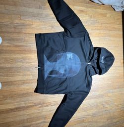 Black Hoodie And Greyish Design 