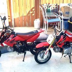 CRF 50 and XR 50  ( $2500 OBO for BOTH )