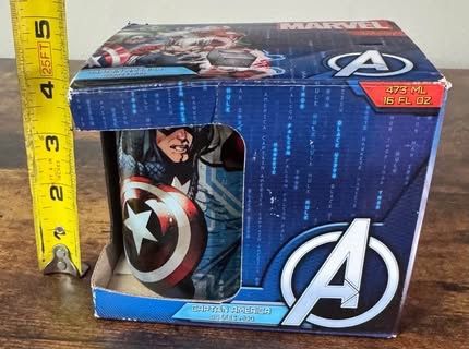 Marvel Avengers Captain America Mug 16oz Just $8 xox
