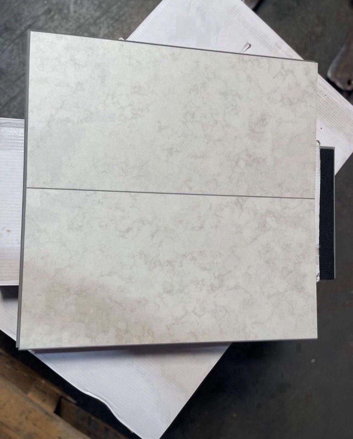 Lifeproof Morrison Limestone 22 MIL x 11.9 in. W x 23.8 in. L Click Lock Waterproof Vinyl Tile Flooring (17.7 sq. ft./ case