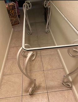 glass table