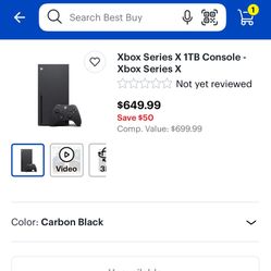 Xbox X 1tb