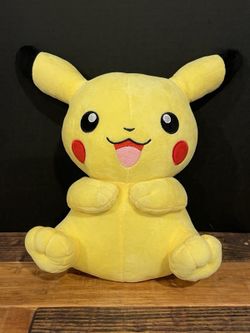Pokemon Korea Pikachu Plush 10” Sitting Smiling Official Korean Exclusive Toy