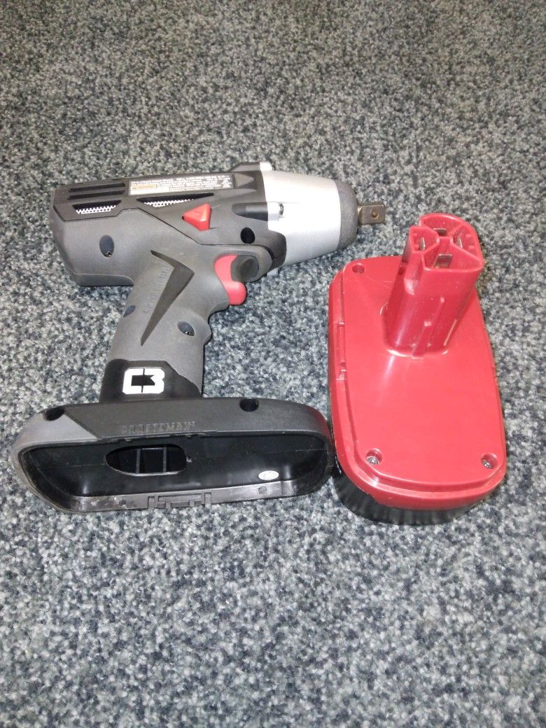 Craftsman 1/2 Inch Impact Wrench with High Capacity Lithium-Ion Battery 