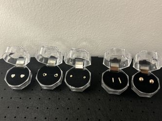 Gold 10k And 14k Earrings 