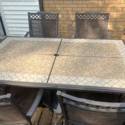 Outside Patio Table And Chairs 