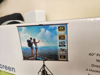 Portable Projector Screen 60"