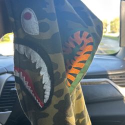 Bape Camoflage green hoodie