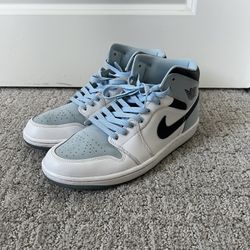 Jordan 1 Mid SE Ice Blue 9.5 M