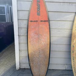 Burke old school surfboard