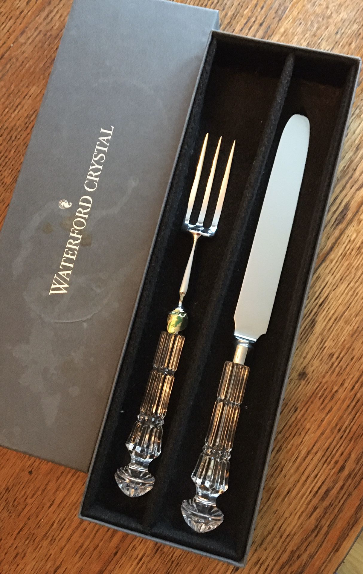 Waterford Crystal Carving Set Never Used