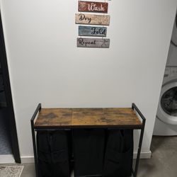 Laundry Basket With Bins