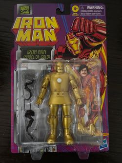 Tales of Suspense Marvel Legends Retro Collection Iron Man (Model 01 - Gold) Action Figure
