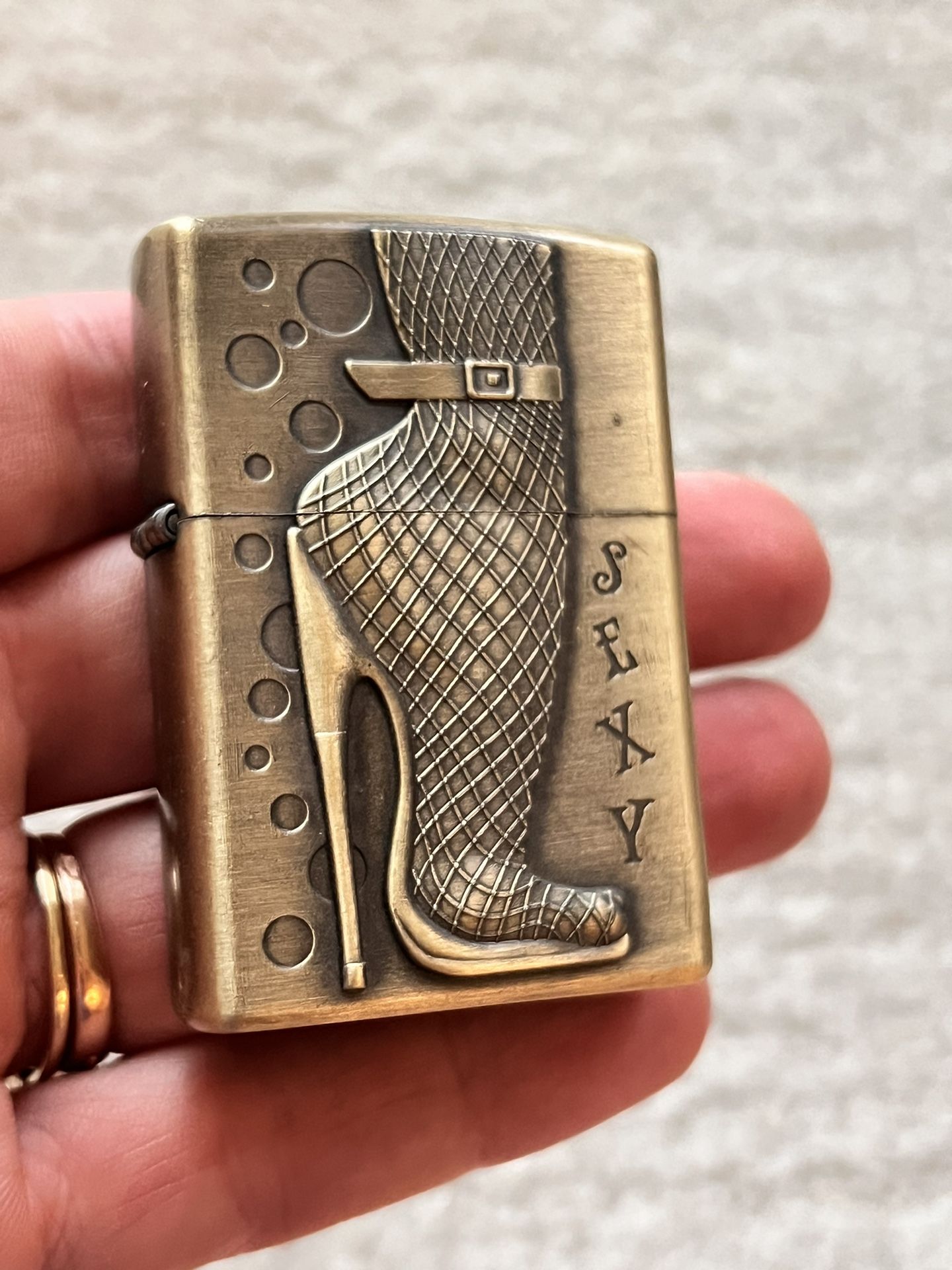 Brand New Lighter Sexy Heels With Tags Refillable Unique 