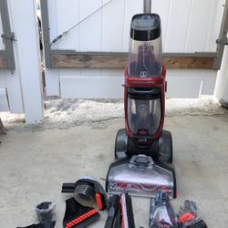 PRICE IS FIRM LIKE NEW Red Color ProHeat 2X Revolution Pet Carpet Cleaner WITH FULL ATTACHMENTS LIGHT WEIGHT 