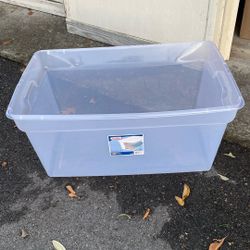 Big Plastic Storage Box No Lid