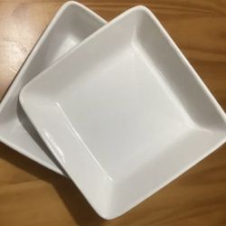 2X Signature Housewares 9” Stoneware Square Baking Dishes