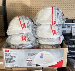 3M Hard Hat in White Adjustable