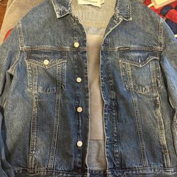 ck calvin klein denim jean jacket xl 