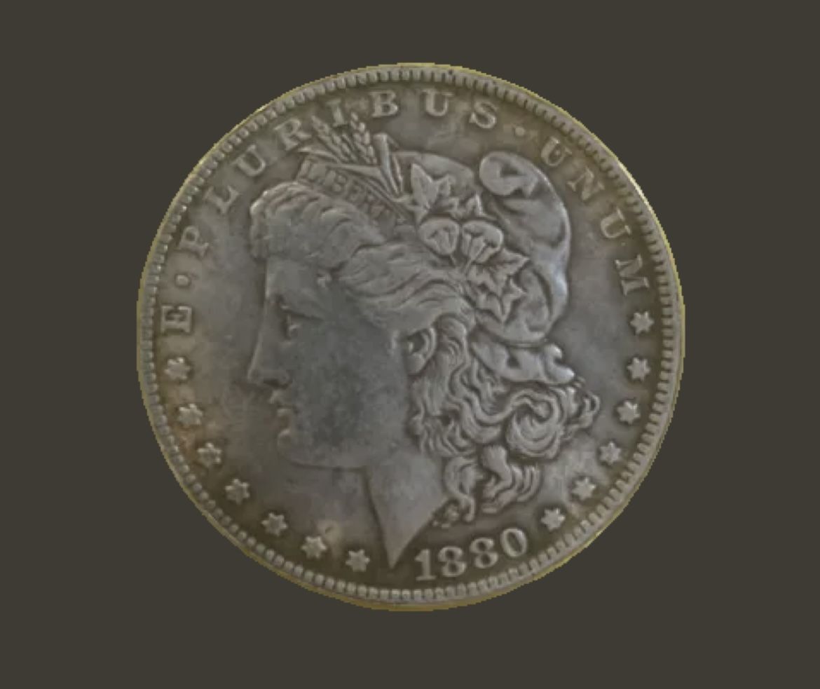 1880 S U.S. Morgan Silver Dollar