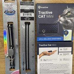 Tractive Cat mini trackers with Rogz reflective collars