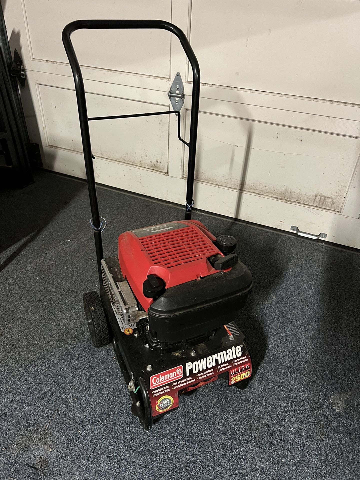 coleman powermate ultra generator 2500 watts