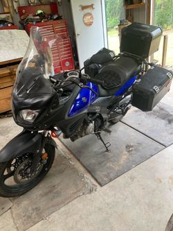 650 Suzuki adventure bike