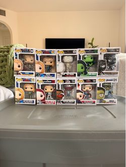 Funko Pop Marvel Bundle – 10 Figures – Excellent Condition