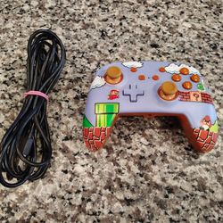 Nintendo Switch Super Mario Bros. Wired Pro Controller 