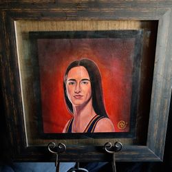 Caitlin Clark Handpainted On Canvas