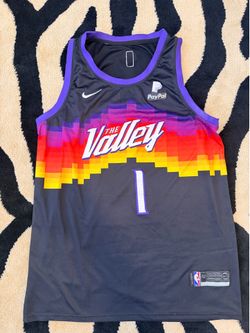 Nike Phoenix Suns Devin Booker #1 The Valley City Edition Jersey