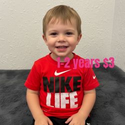 T-SHIRT GREAT CONDITION BOYS SIZE 1-2 ❤️❤️M15 010626