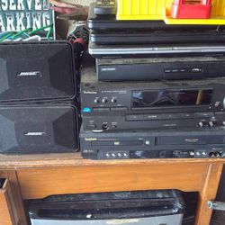 Speakers, Receiver And DVD Players