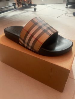 Burberry slides